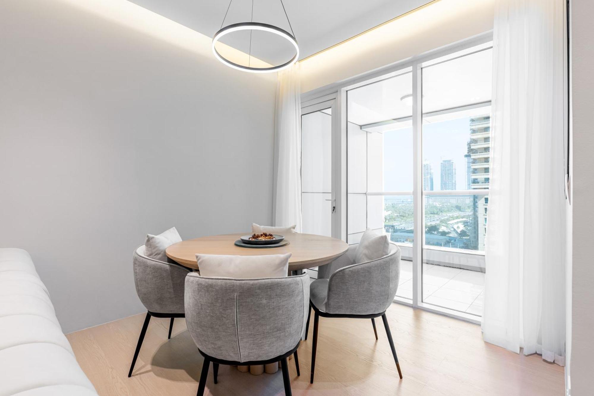 Upgraded Marina 1br - Sulafa Tower - Calming Views Apartment *